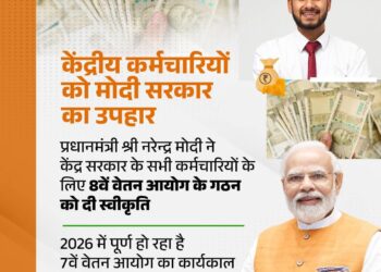 8 वें वेतन आयोग के गठन को केंद्र सरकार ने दी मंजूरी, जानिए विस्तार से