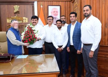 केनरा बैंक ऑफिसर्स ऑर्गेनाइजेशन (NOBO & BMS) का प्रतिनिधिमंडल ने राज्यपाल से की शिष्टाचार भेंट