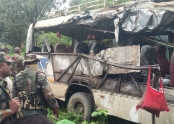 देवघर में कांवरियों से भरी बस दुर्घटनाग्रस्त,6 कांवरियों की मौत