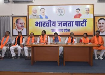 भाजपा के सेवा पखवाड़ा को लेकर कार्यक्रम की रूपरेखा पर चर्चा