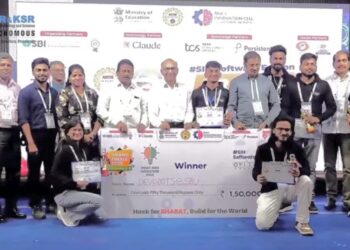 SBU ने गुंटूर में जीता स्मार्ट इंडिया हैकाथोन