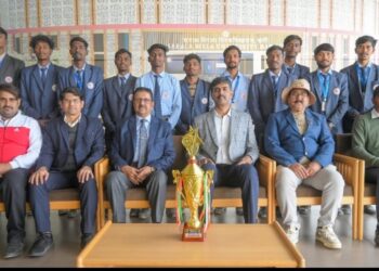 SBU ने वृधी टूर्नामेंट अपने नाम किया, विश्वविद्यालय के स्टूडेंट्स और प्रबंधन खुश