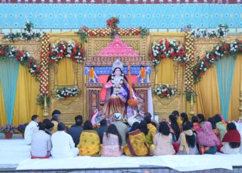 SBU में मां सरस्वती की पूजा और पराक्रम दिवस मना