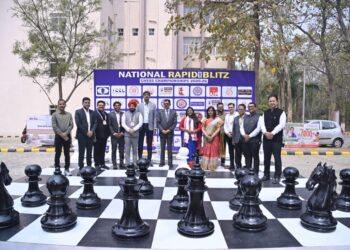 नेशनल रैपिड एंड ब्लिट्ज चेस चैंपियनशिप का शानदार शुभारंभ,450 अधिक खिलाड़ी ले रहे हिस्सा