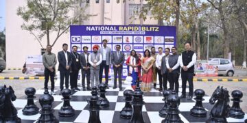 नेशनल रैपिड एंड ब्लिट्ज चेस चैंपियनशिप का शानदार शुभारंभ,450 अधिक खिलाड़ी ले रहे हिस्सा