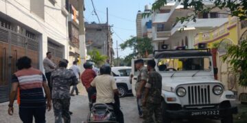 रांची स्थित RSS कार्यालय पर पेट्रोल बम से हमला का प्रयास।